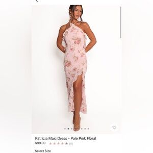 Petal & Pup Pale Pink Floral Maxi Dress